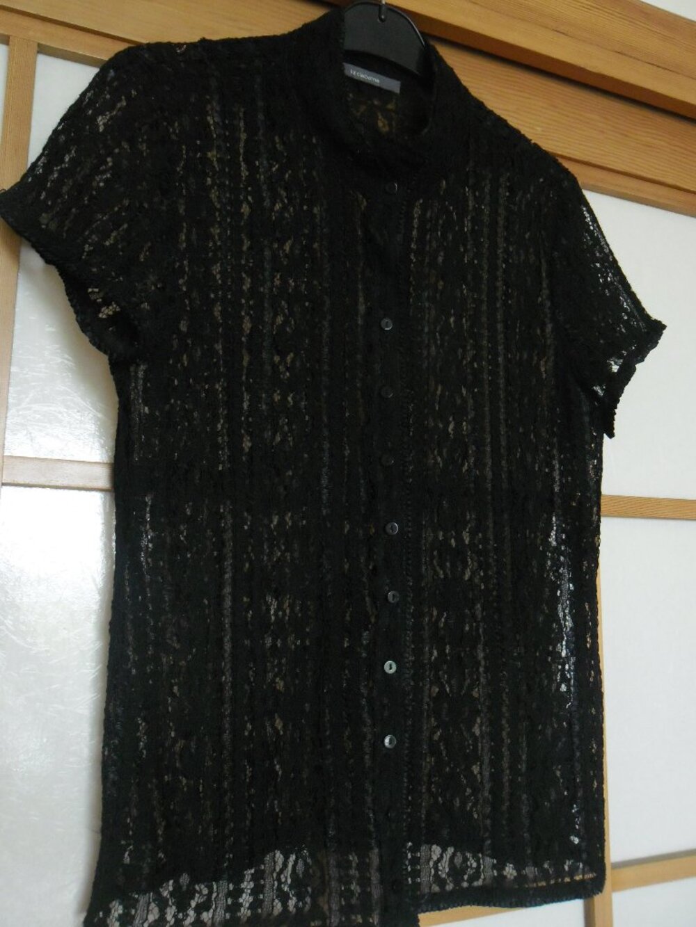 Liz Claiborne Black Lace Blouse. Medium size.
